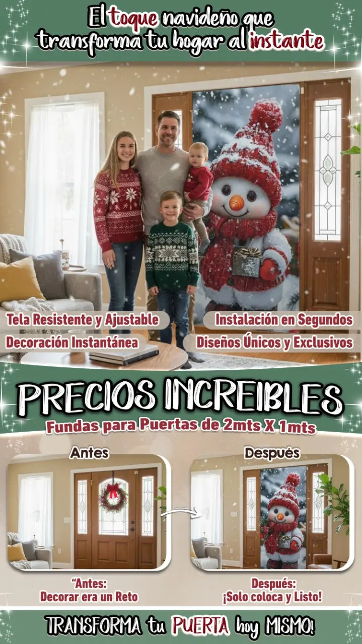 un cuarto navideno, con un telon navideno